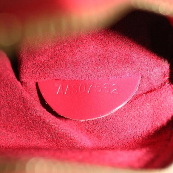 LOUIS VUITTON Epi Mini Speedy Hand Bag SPO 2way Red LV Auth 56797SM - Picture 12 of 15